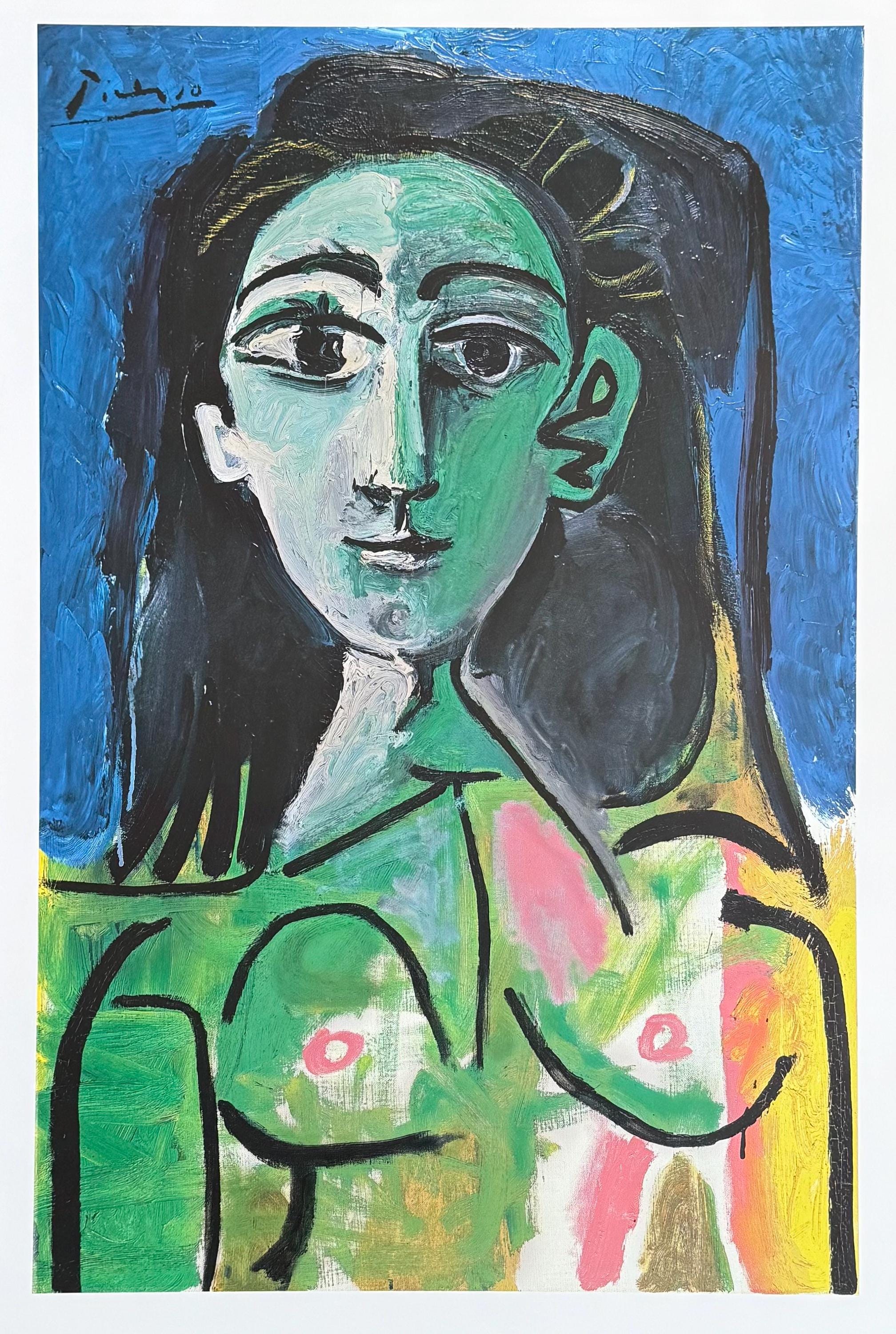 Pablo Picasso Exhibition Poster - Portrait of a Woman - Jacqueline