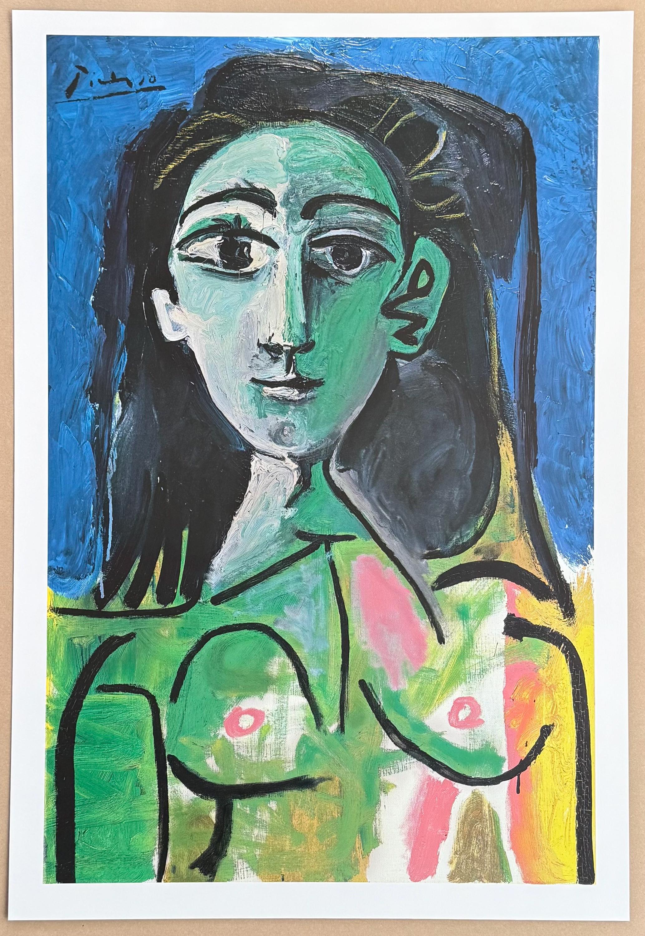 Pablo Picasso Exhibition Poster - Portrait of a Woman - Jacqueline