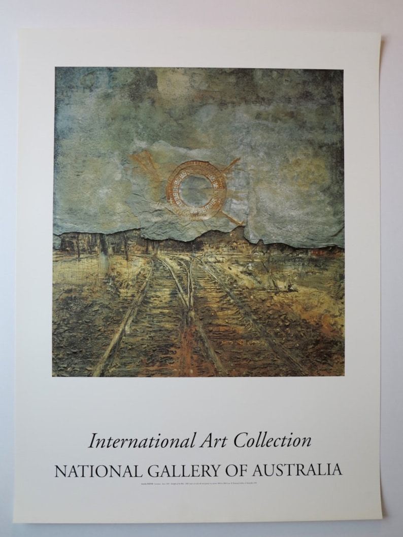Anselm Kiefer exhibition poster Twilight of the West Etsy