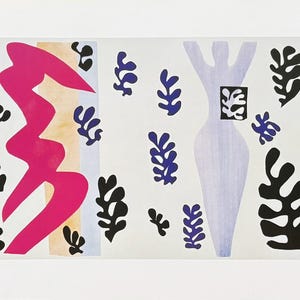 Henri Matisse exhibition poster - The Knife Thrower - museum artist - art print