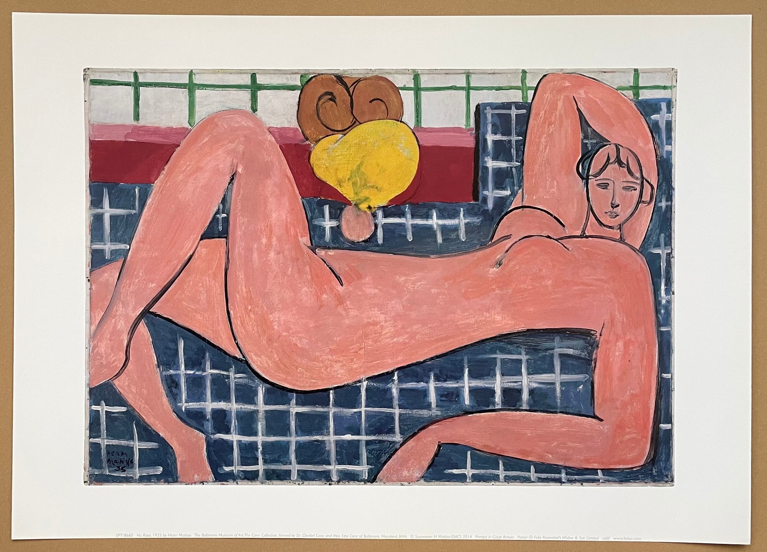 アンリ・マティス Henri Matisse リトグラフ『桃色の裸婦』 アンリ・マティス Henri Matisse リトグラフ『桃色の裸婦』 【公式通販】