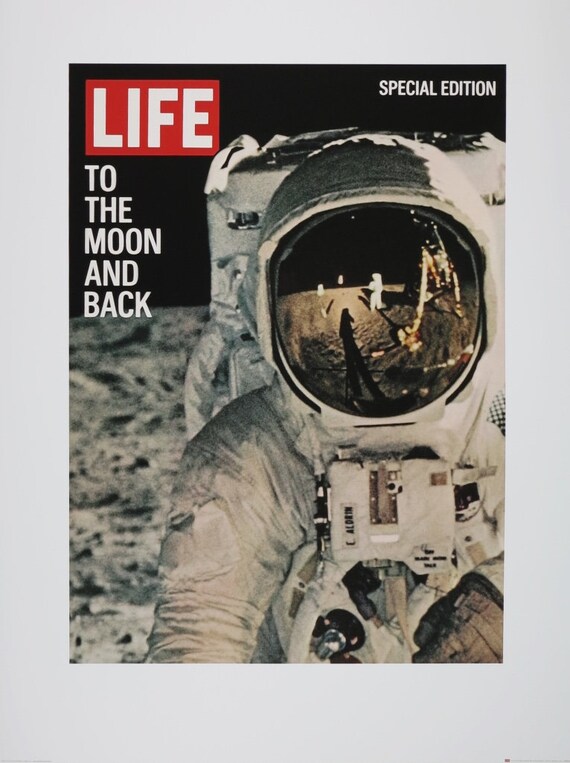 LIFE Exhibition Poster Neil Armstrong to the Moon and Back - Etsy