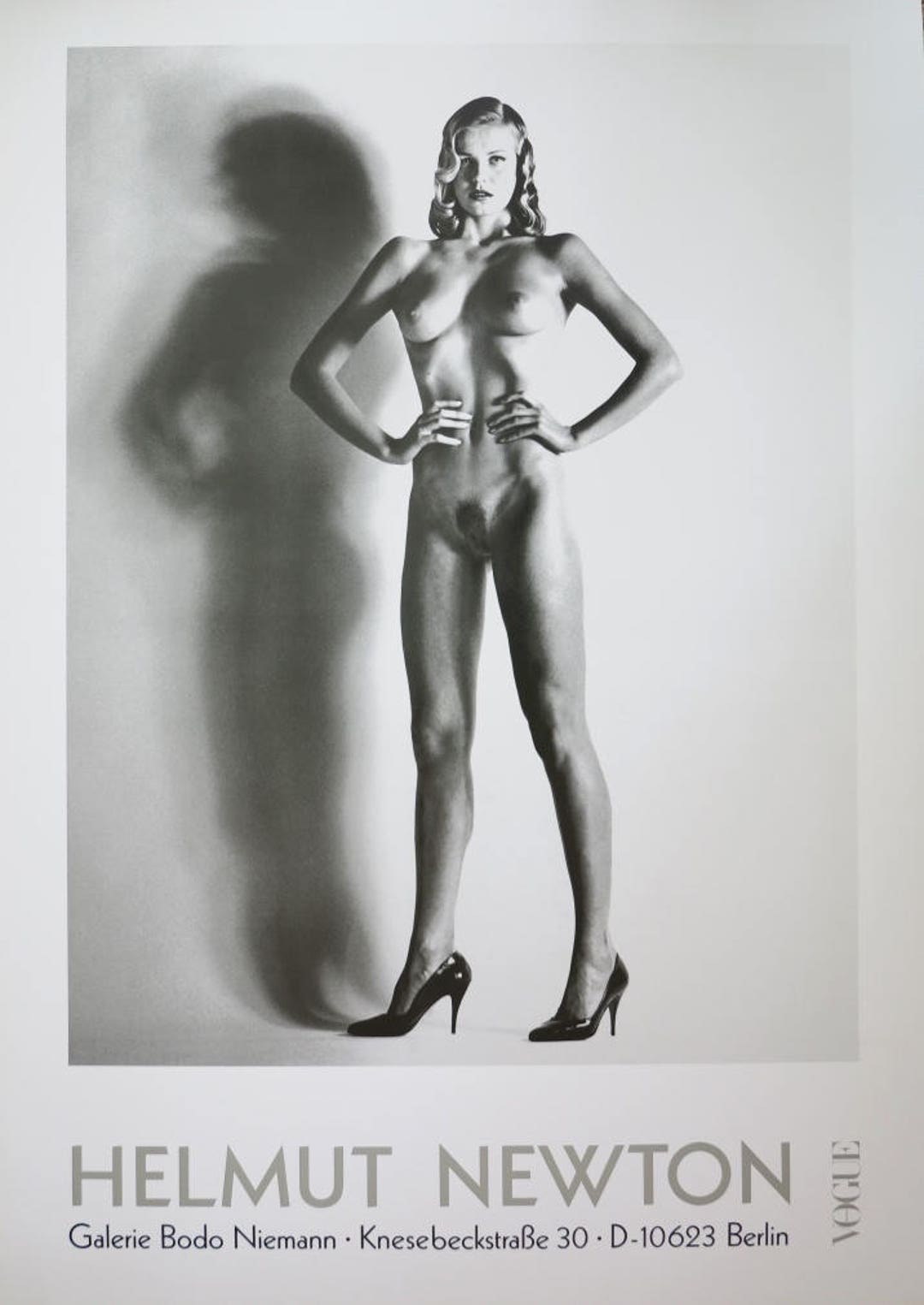 Helmut Newton Print Vogue Exhibition Poster Nude - Etsy