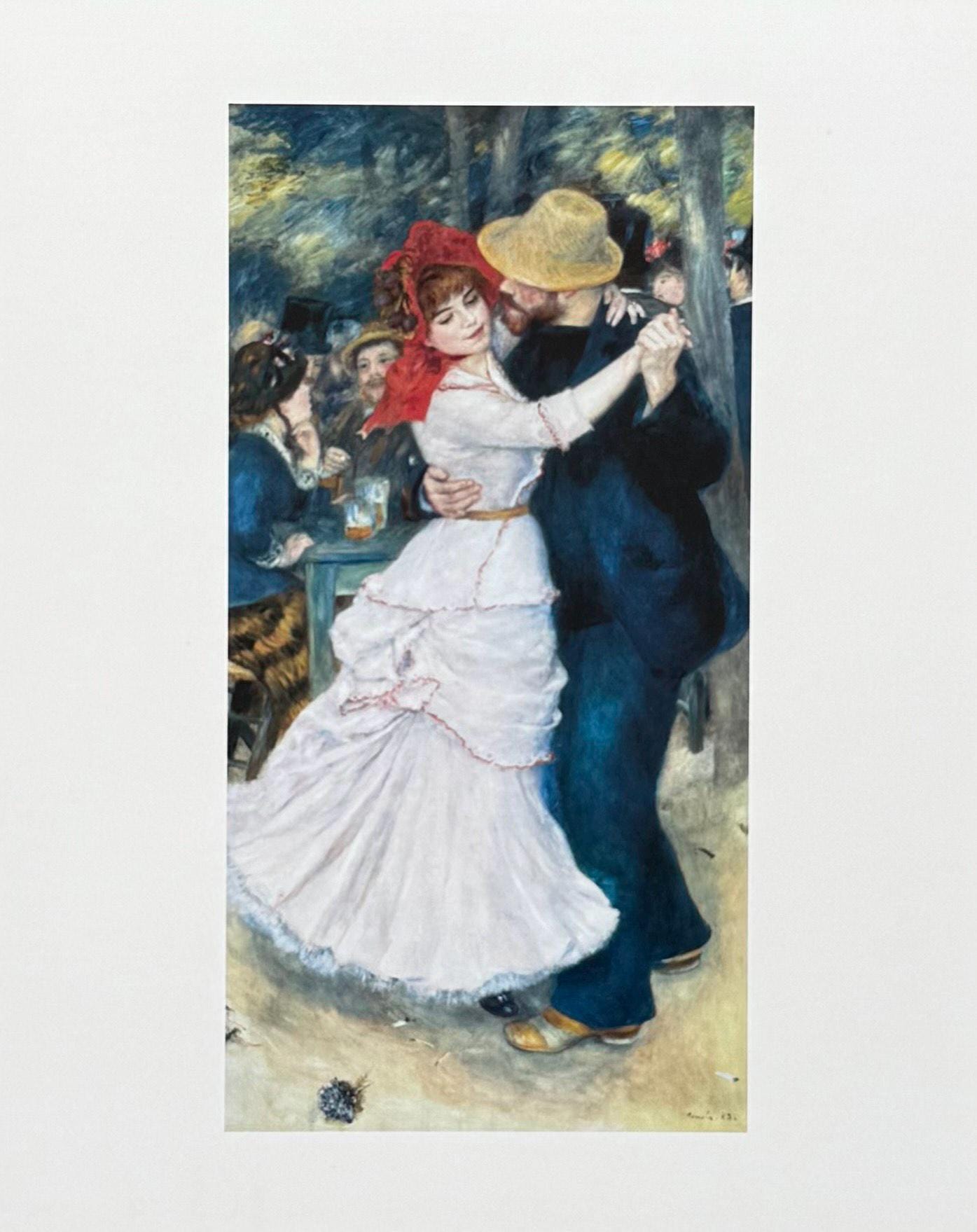 オーギュスト・ルノワール展ポスター - ブージヴァルのダンス - 舞踏会