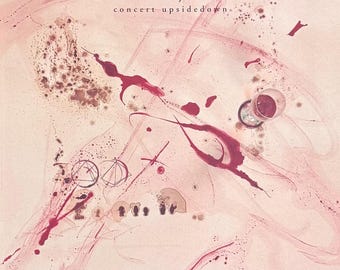 Rebecca Horn exhibition poster - Concert upside down - Installation art - art print - 1991