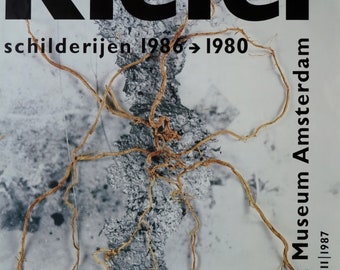 Anselm Kiefer exhibition poster - Stedelijk Museum Amsterdam - 1986 - excellent condition