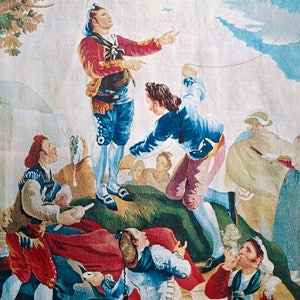 Poster della mostra di Francisco Goya - La Cometa - L'aquilone - pubblicato dall'ufficio spagnolo del turismo - Prado Madrid