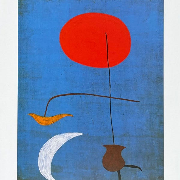 Affiche d'exposition de Joan Miro - Conception pour une tapisserie - artiste du musée - Impression d'art - surréalisme - 1998