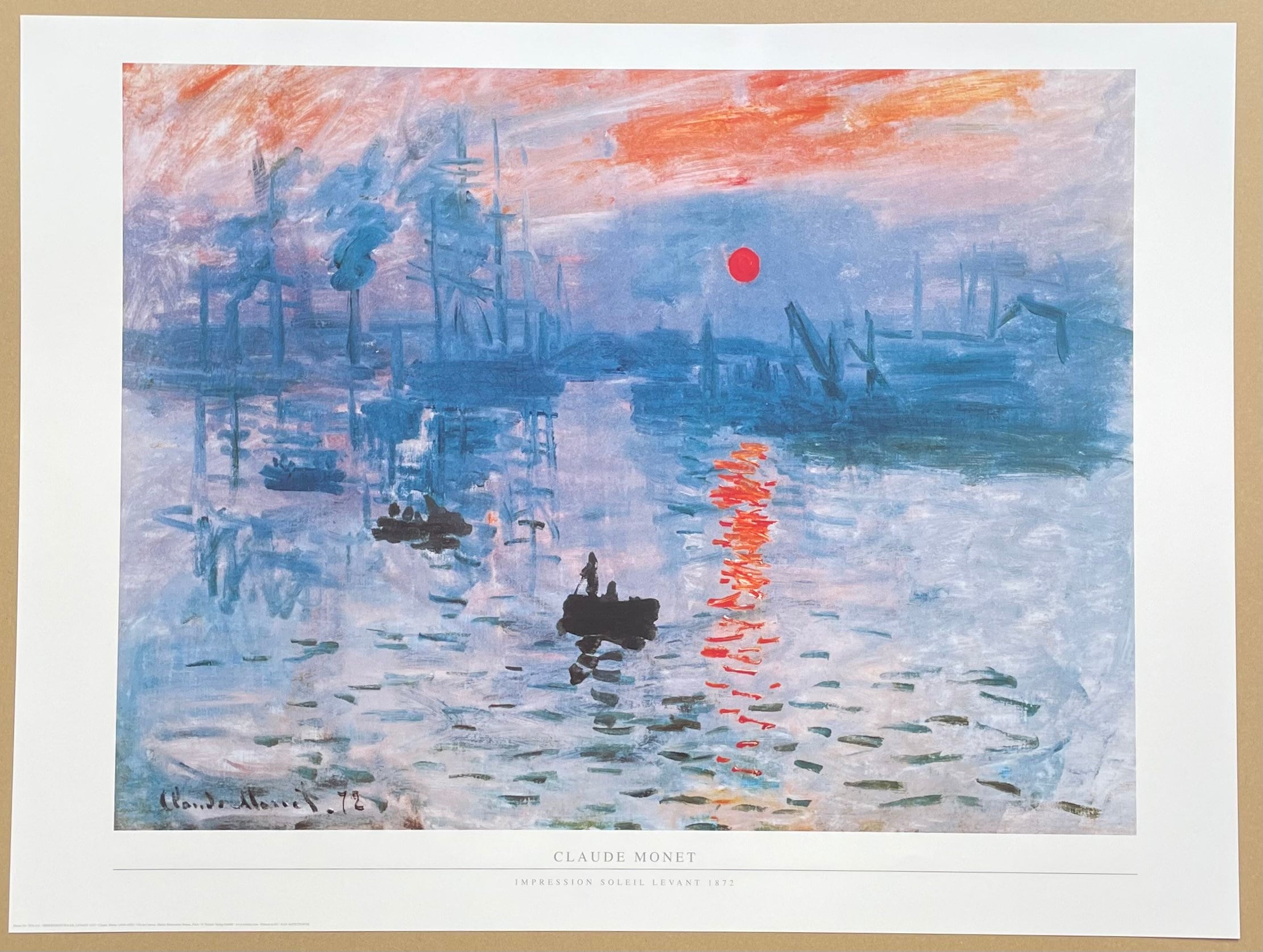Claude Monet Exhibition Poster - Impression Soleil Levant