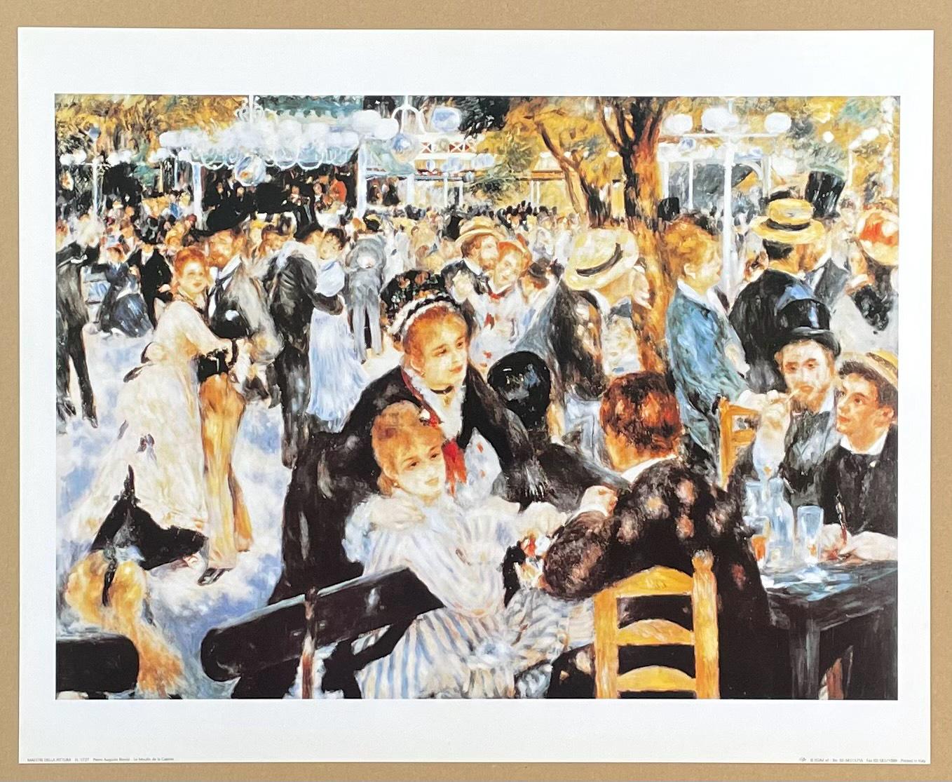 Pierre-auguste Renoir Exhibition Poster - Le Moulin De La Galette