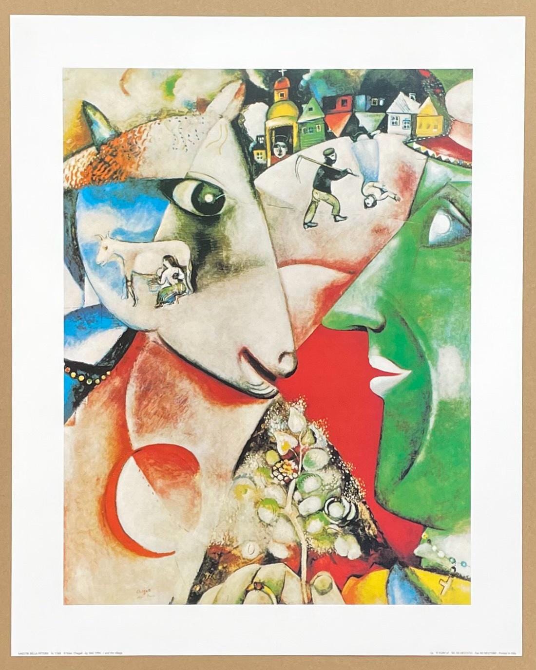 Marc Chagall Exhibition Poster - I and the Village - Country Life