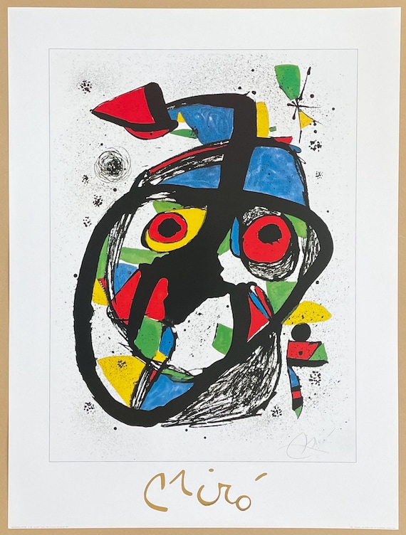 Joan Miro Exhibition Poster - Carota - Museum Artist - Art Print