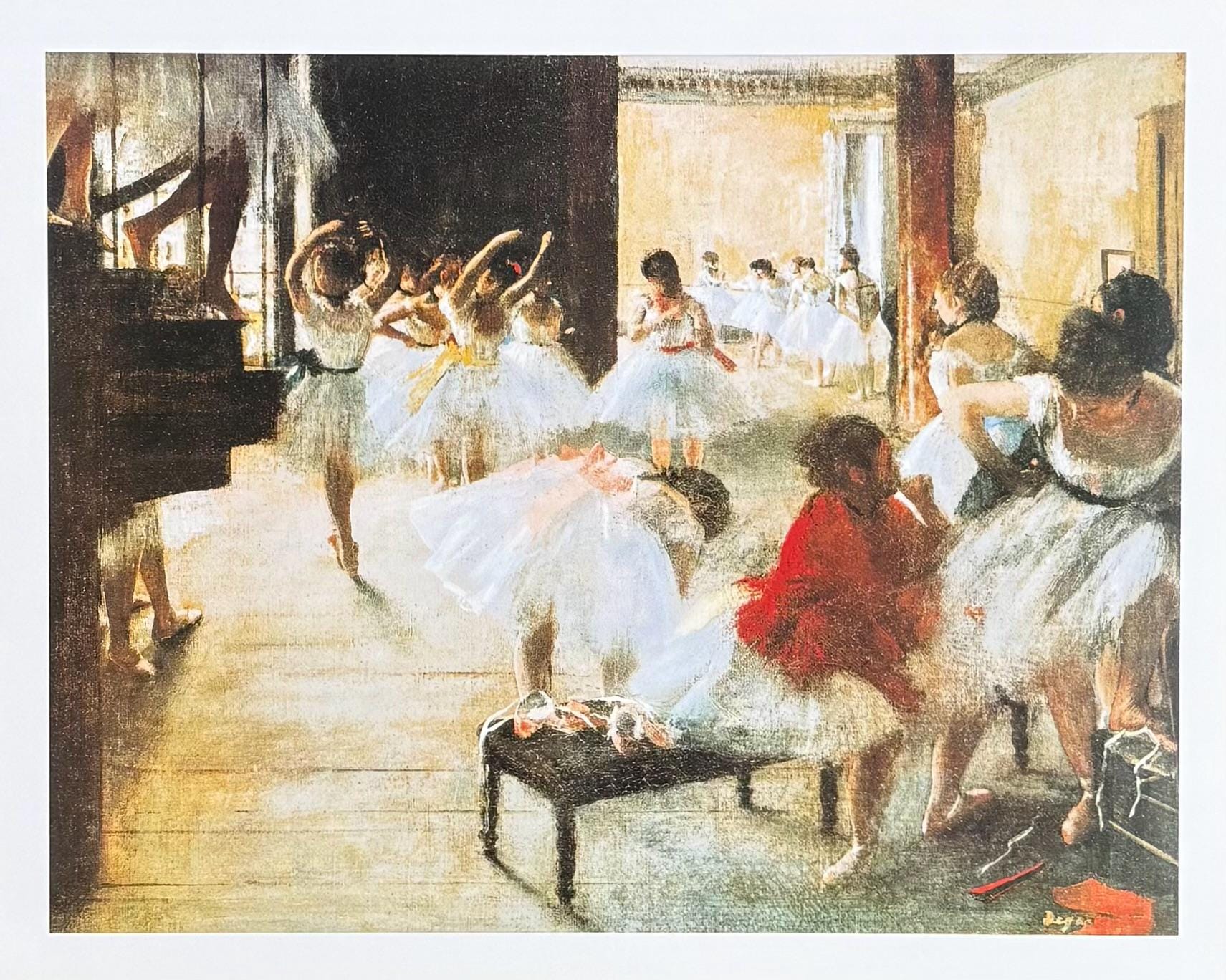 Degas vintage ART poster【踊り子】 Degas vintage ART poster