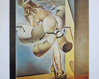 Salvador Dali exhibition poster - Playboy collection - museum print - surrealist