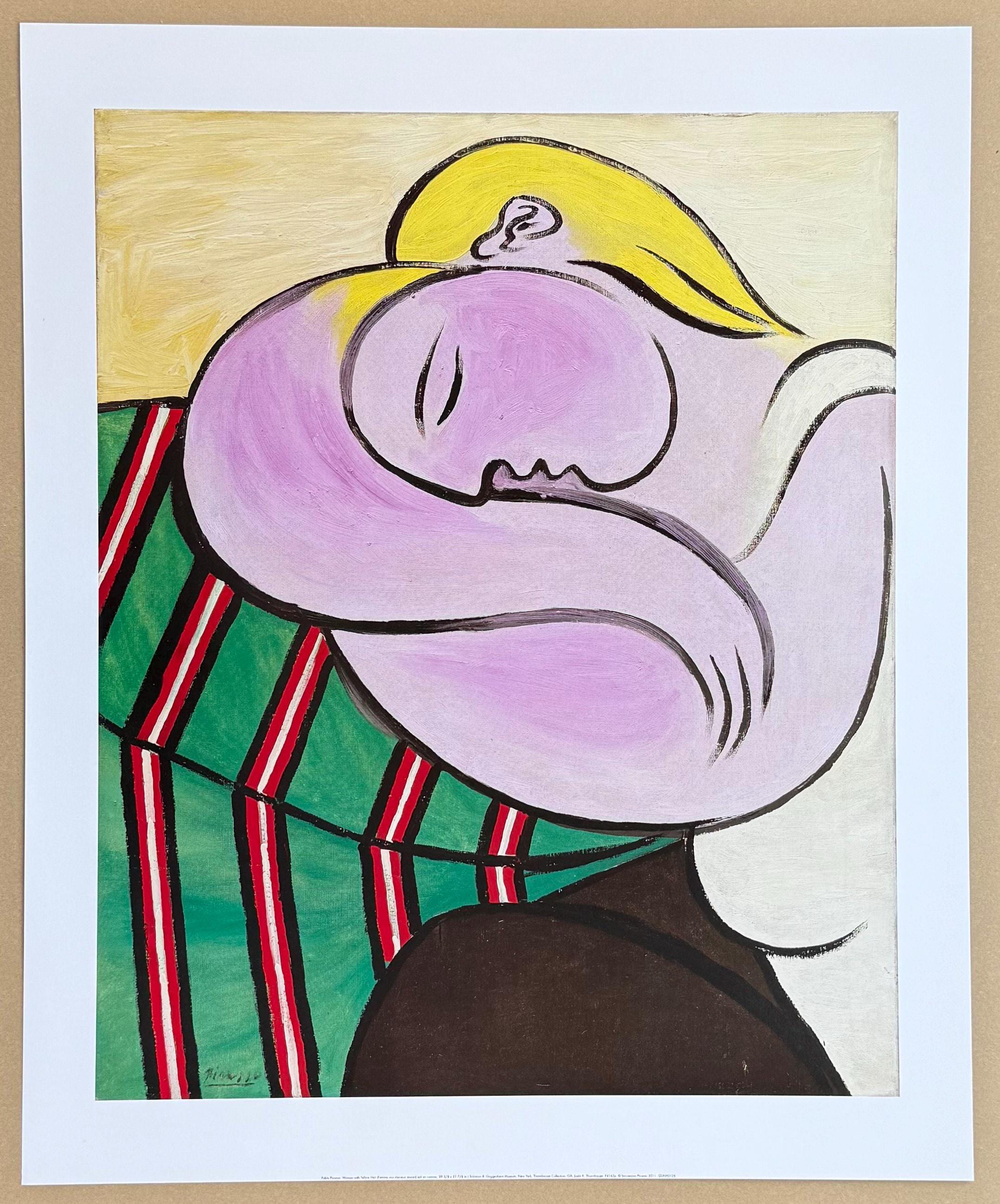 Pablo Picasso Exhibition Poster - Woman With Yellow Hair - Museum