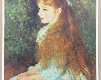 Pierre Auguste Renoir Exhibition Poster - La Petite Irene - Female