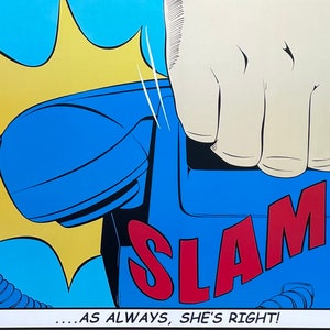 Deborah Azzopardi exhibition poster - Slamm - Telephone - museum art print - excellent condition - pop art