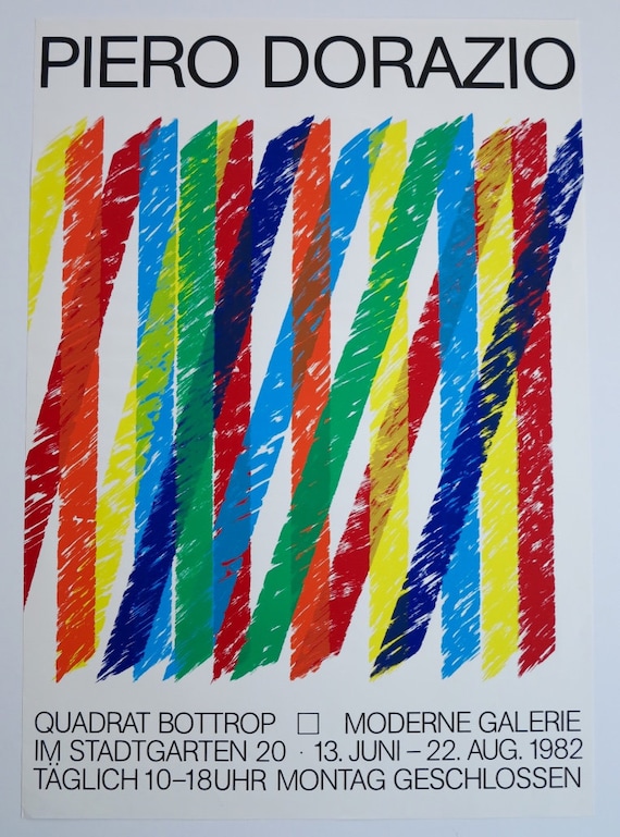 Piero Dorazio Exhibition Poster - Untitled - Italian Artist