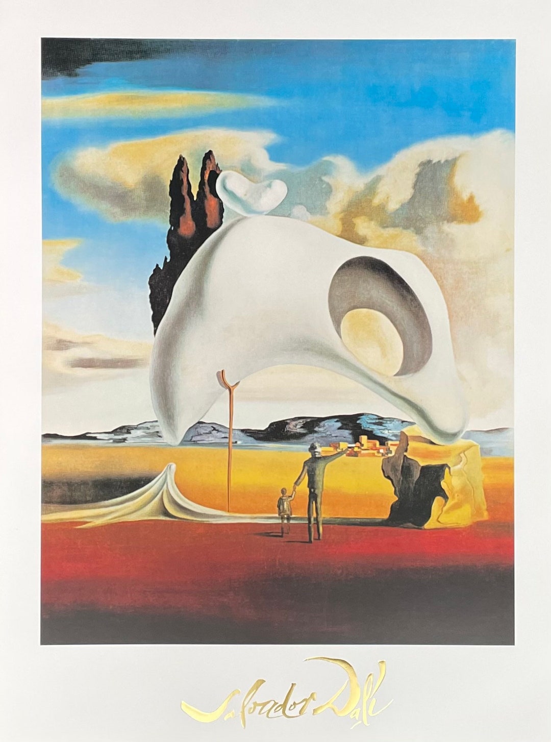 Salvador Dali Exhibition Poster - Vestiges Ataviques Apres La