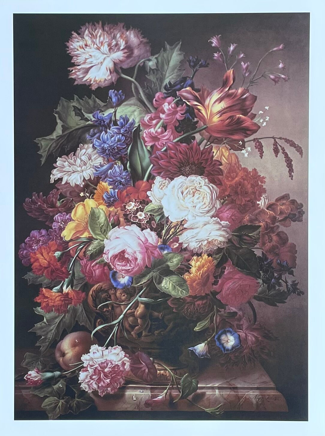 Joseph Nigg Exhibition Poster - Grandmother's Bouquet - Still Life