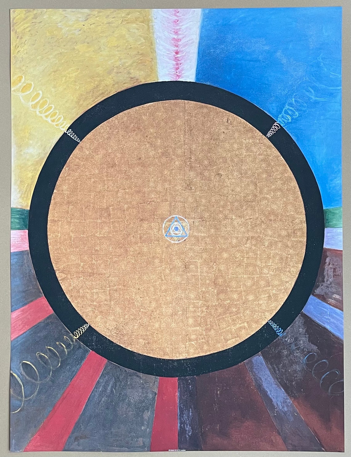 Hilma Af Klint Exhibition Poster Altarpieces Abstract Etsy