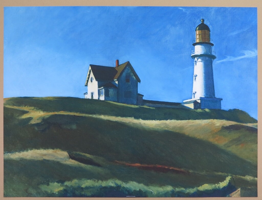 Edward Hopper Exhibition Poster Lighthouse Hill Museum Etsy