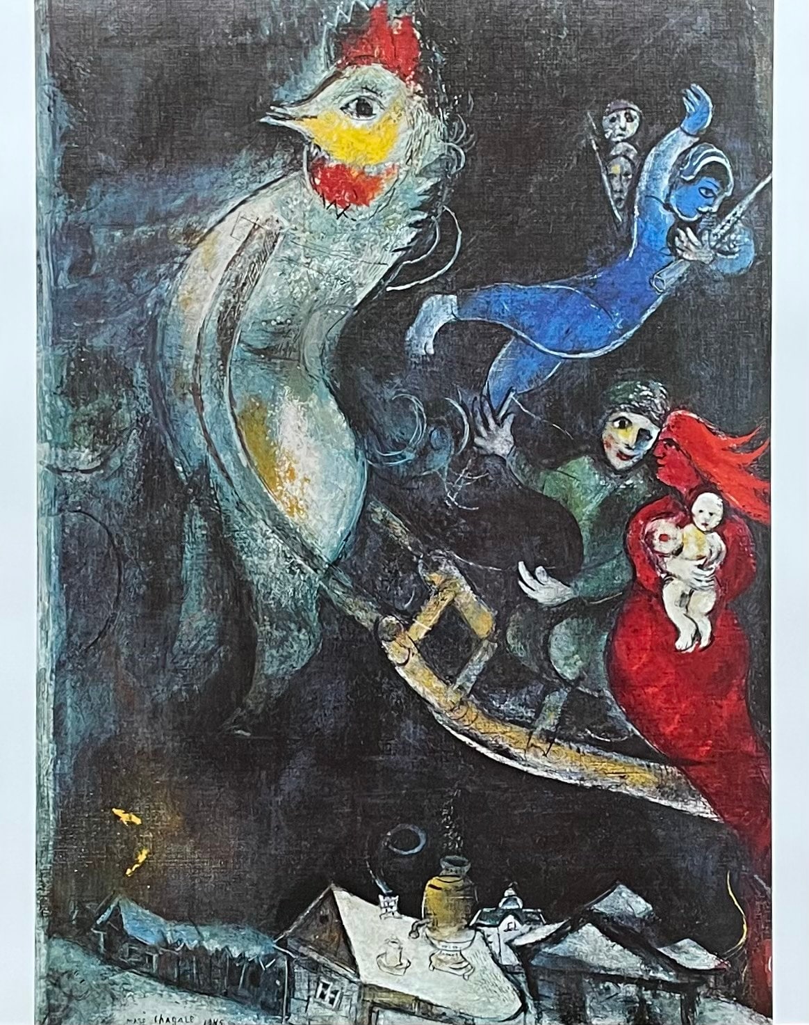 Marc Chagall: Kunstreiterin auf rotem Pferd, 1957