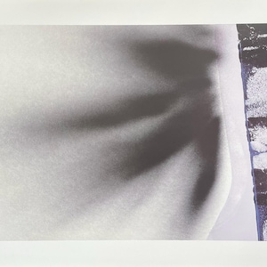 Hans Hartung exhibition poster - Composition P 50 - 1975 - H 23 - german artist - art print - abstract - cubism - black white - excellent