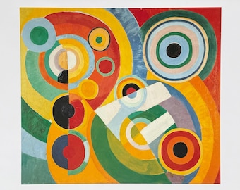 Robert Delaunay exhibition poster - Joie de Vivre - Rhythm - art print