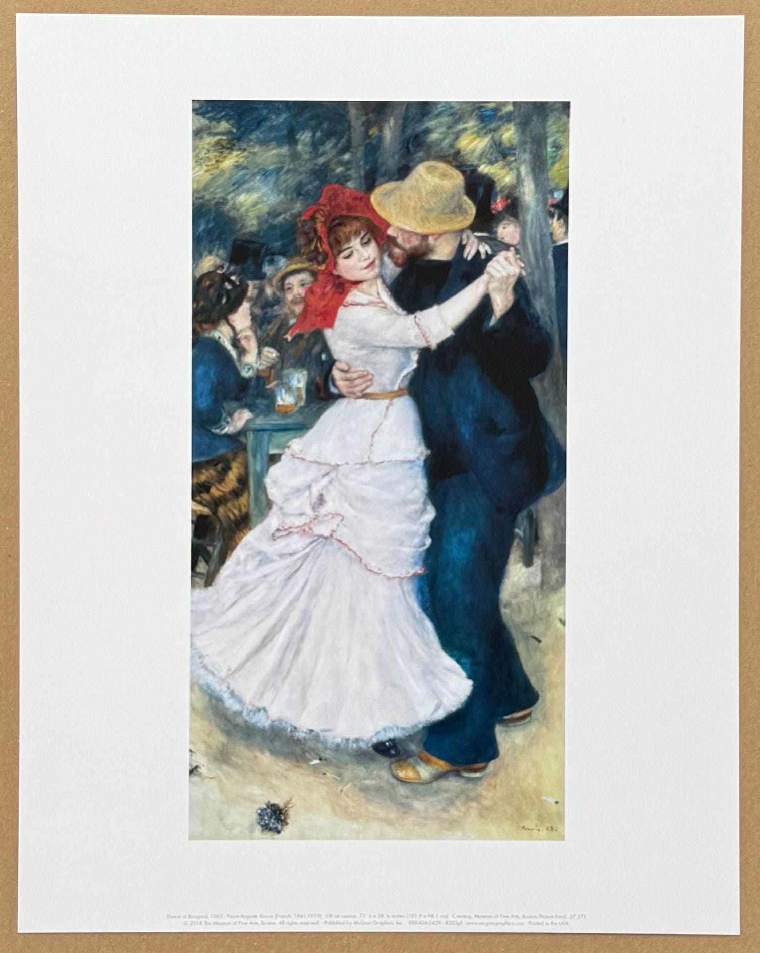 オーギュスト・ルノワール展ポスター - ブージヴァルのダンス - 舞踏会
