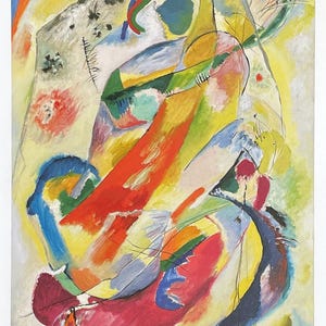 【V.W.P】The Phenomenon ART PANEL KANDINSKY Poster Panel for Edwin Campbell No. 1 (1914