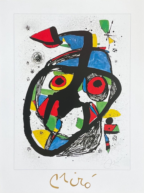 Joan Miro Exhibition Poster - Carota - Museum Artist - Art Print