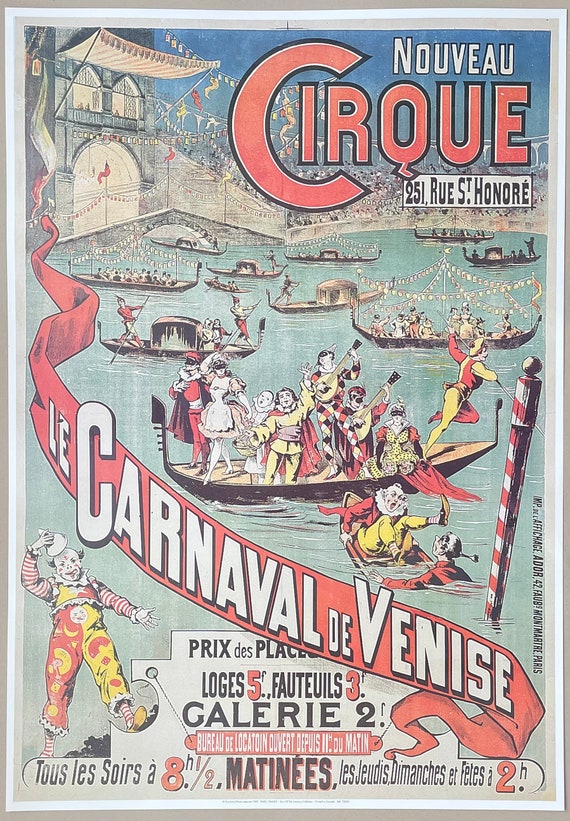 Vintage Venise French Exhibition Poster Vintage Venise French Exhibition Poster