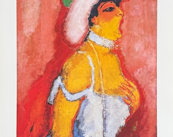 Kees van Dongen exhibition poster - Modjesko - Soprano singer - museum artist - art print