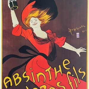 Cartel de la exposición Absinthe Ducros Fils - Salud - Bebidas - Lámina decorativa - Restaurante - Bar - Reproducción - Leonetto Cappiello