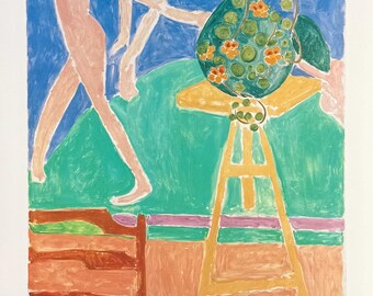 Henri Matisse exhibition poster - Nasturtiums with the Painting Dance - French Art - museum artist - art print