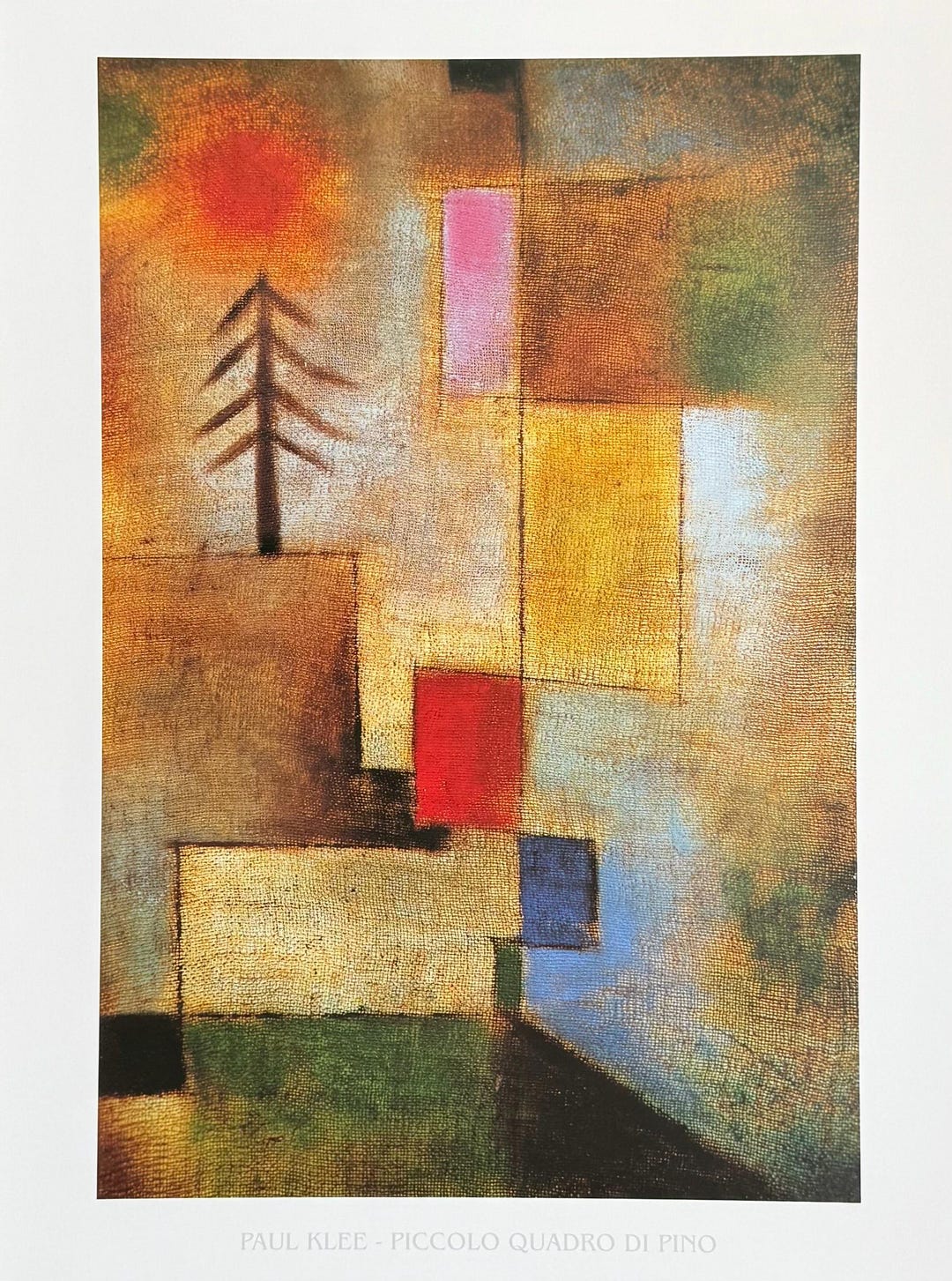 Paul Klee Exhibition Poster - Little Pine Tree - Museum Artist