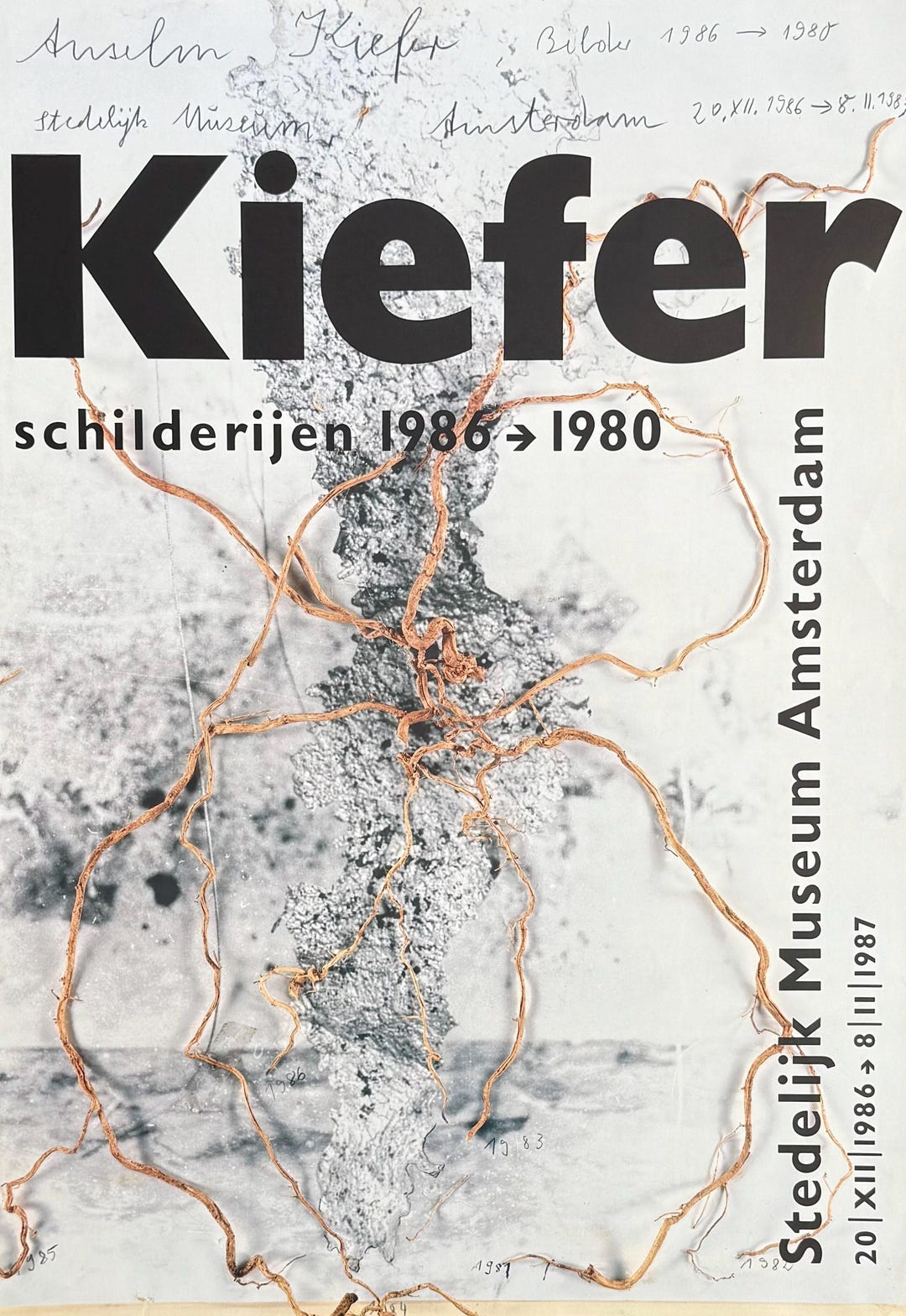 アンゼルム・キーファー ポスター 1999年 Yvon Lambert Gallery(フランス)で開催された