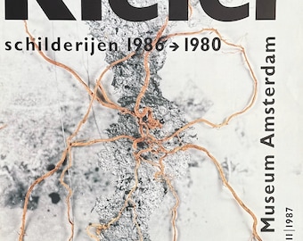 Anselm Kiefer exhibition poster - Stedelijk Museum Amsterdam - museum artist - art print - 1986