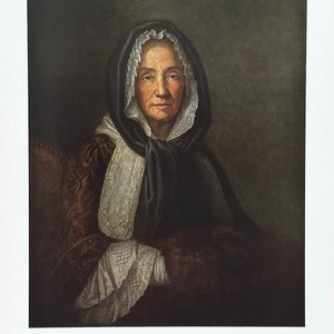 Cartel de la exposición de Jean Baptiste Simeon Chardin - Retrato de una anciana - Galería Nacional de Arte - Washington DC - Impresión artística - Años 70