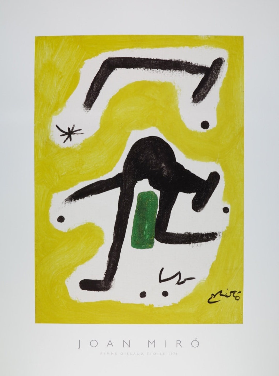 NAISSANCE DU JOUR 限定1000枚/ミロ/ポスター 世界堂】アートポスター ミロ Portrait de Mrs. Mill en 1750(d