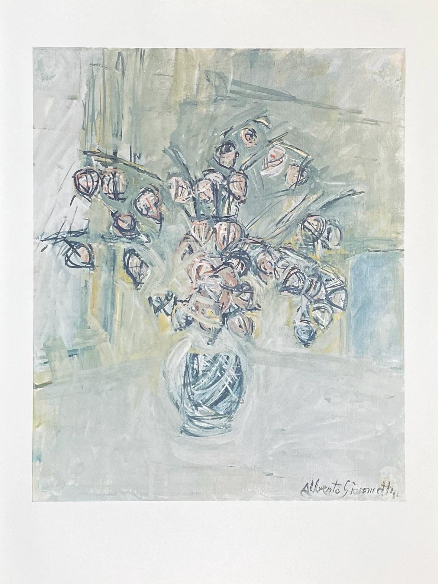 Alberto Giacometti Exhibition Poster - Lanternes, 1966 - Still