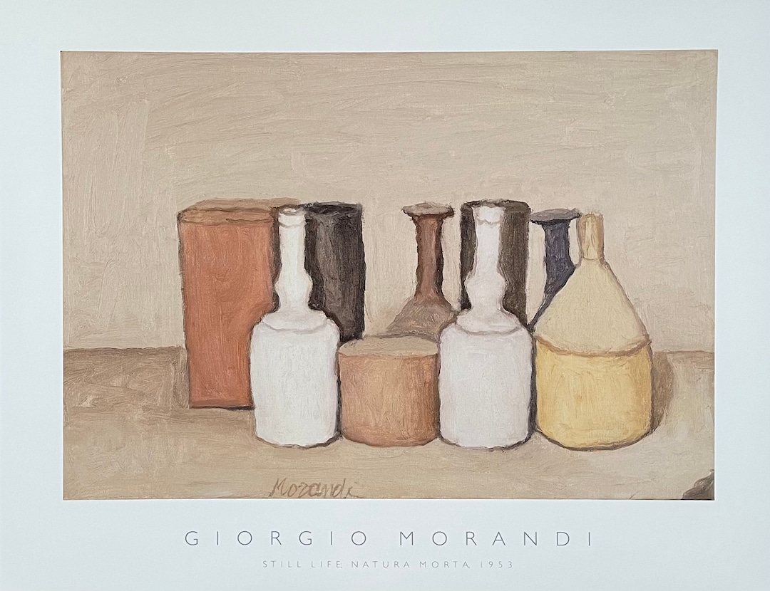 ジョルジョ・モランディ、静物(青い花瓶)希少画集画、新品高級額 il_1080xN.3542247070_3fh0.jpg