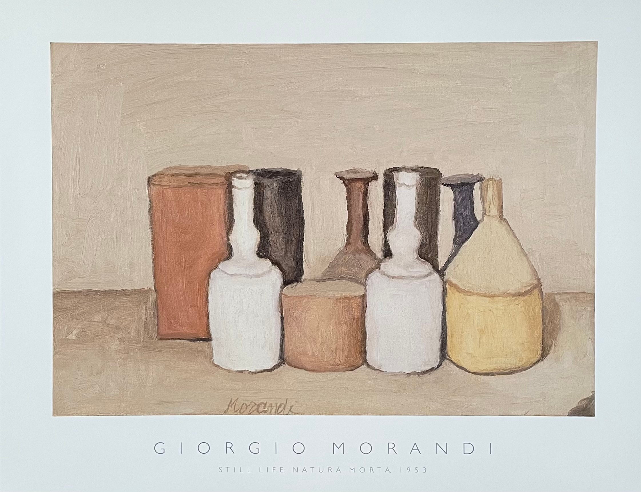 ジョルジョ・モランディ展ポスター - 静物画 - ナチュラ・モルタ
