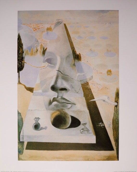 Salvador Dali Poster Apparition of the Face of Aphrodite - Etsy