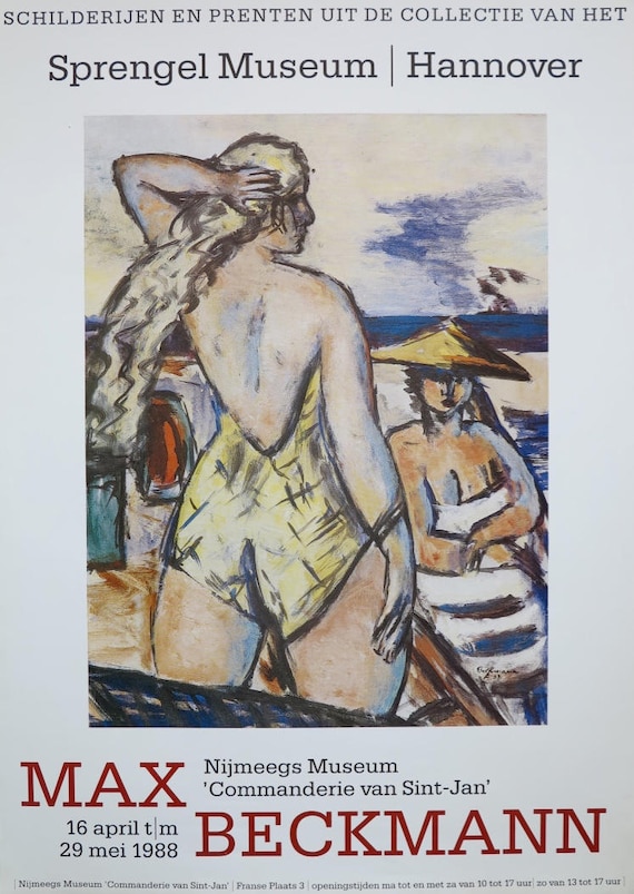 Max Beckmann Poster Paintings From the Sprengel Etsy