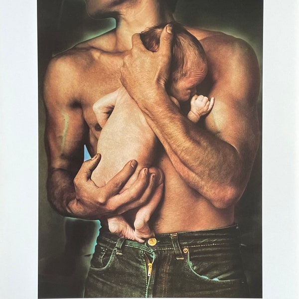 Jan Saudek exhibition poster - Theatre of Life - art print - photography - TORCH gallery - 1990