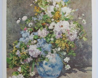 春の花 オーギュスト・ルノワール 絵画 ピエール＝オーギュスト・ルノワール / 春のブーケ | 壁紙