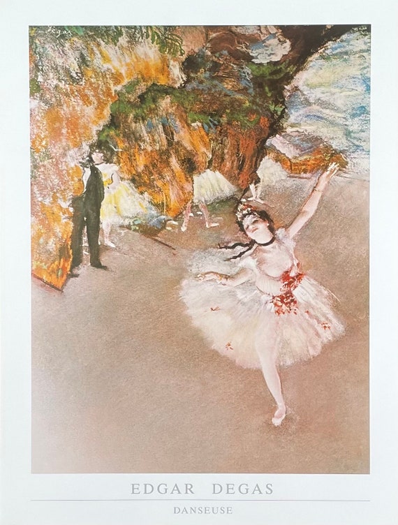Edgar Degas Exhibition Poster - Danseuse - Dancer - Ballet