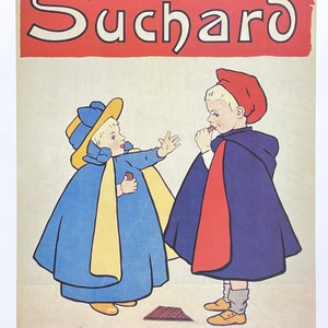 Chocolar Suchard exhibition poster - bar - restaurant - chocolate - advertisement - decorative art print - reproduction
